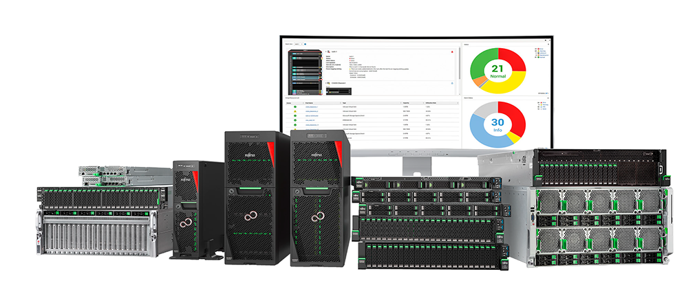 Toda la gama de servidores Fujitsu
